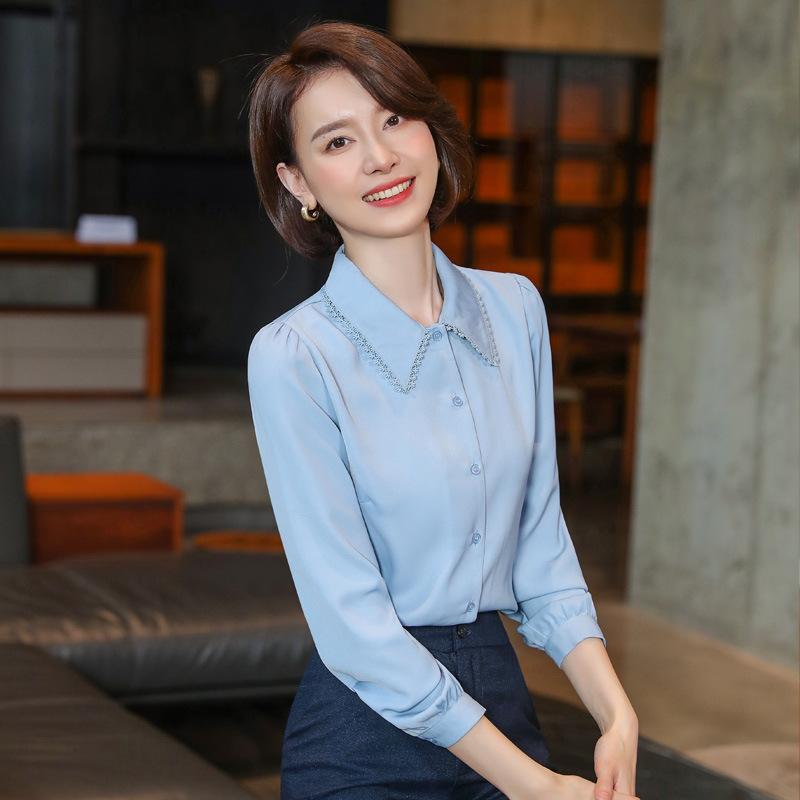 Women' Blouses & Shirts IZICFLY Style Autumn White Collar Shirt Women Office Uniform Plus Size Casual Tops For Korean Fashion Slim Business, White shirt
Women' Blouses & Shirts IZICFLY Style Autumn White Collar Shirt Women Office Uniform Plus Size Casual Tops For Korean Fashion Slim Business, White shirt