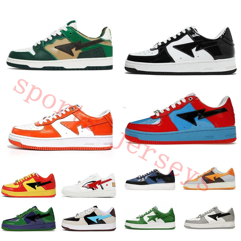 Designer Bapestas Sk8 Sta Low Baped Casual Shoes Bapesta Mens Womens Bapestar Black Triple White Green Patent Shoe Lows Trainers Sports Sneakers Luxury Plate Forme, 29
Designer Bapestas Sk8 Sta Low Baped Casual Shoes Bapesta Mens Womens Bapestar Black Triple White Green Patent Shoe Lows Trainers Sports Sneakers Luxury Plate Forme, 29