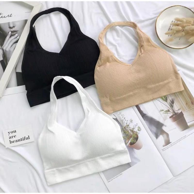 Camisoles & Tanks Top Sport Brassiere Backless Underwear Female Halter Bra Women Padded Wireless Bras Sexy Bralette Sleeveless Cropped Vest, Nd
Camisoles & Tanks Top Sport Brassiere Backless Underwear Female Halter Bra Women Padded Wireless Bras Sexy Bralette Sleeveless Cropped Vest, Nd