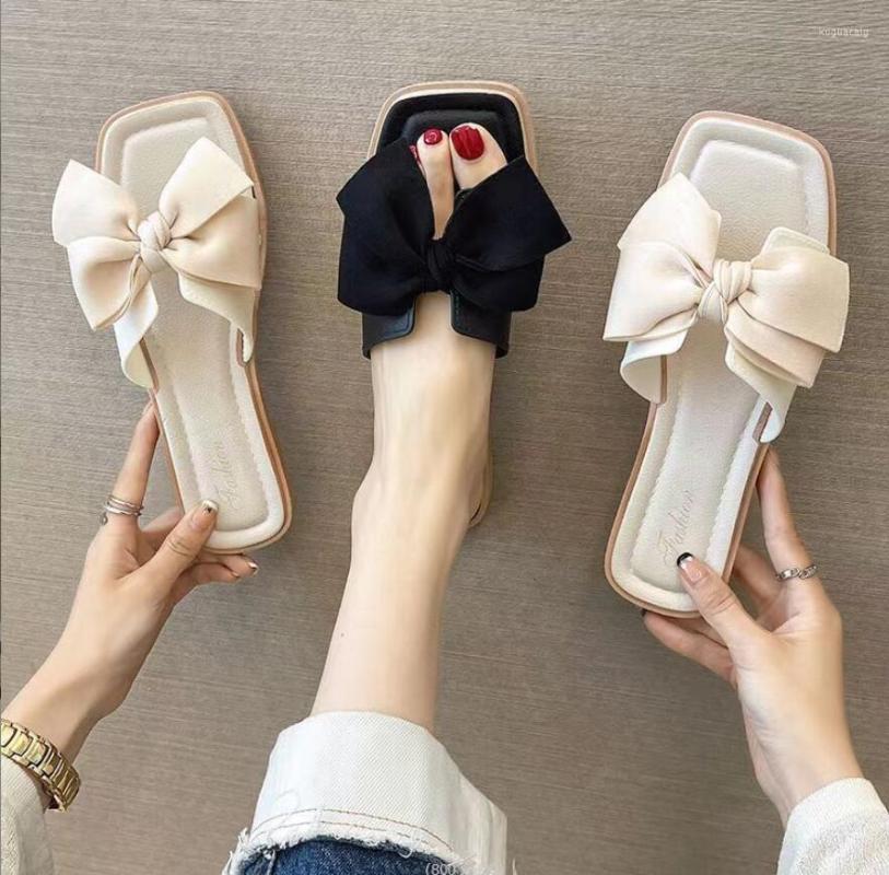 Sandals 2023 Women's Flat Heels Bow Tie Wearing Fashion Outer Slippers Women Shoes, Q1
Sandals 2023 Women's Flat Heels Bow Tie Wearing Fashion Outer Slippers Women Shoes, Q1