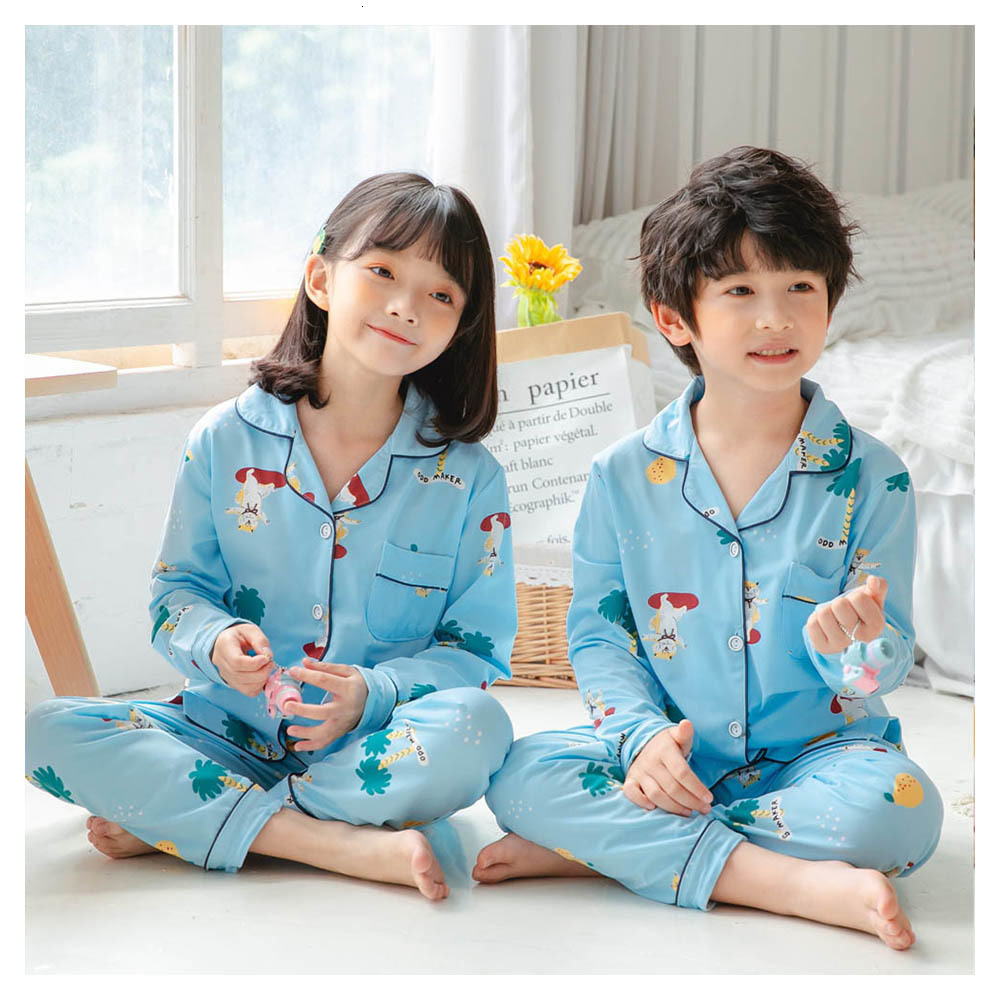 Pajamas Boys Anime Pajamas Kids Sleepwear Pyjamas Toddler Girls Clothing Sets Boy Sets Suit for Girls Boys Pajamas Sleepwear Nightwear 230509