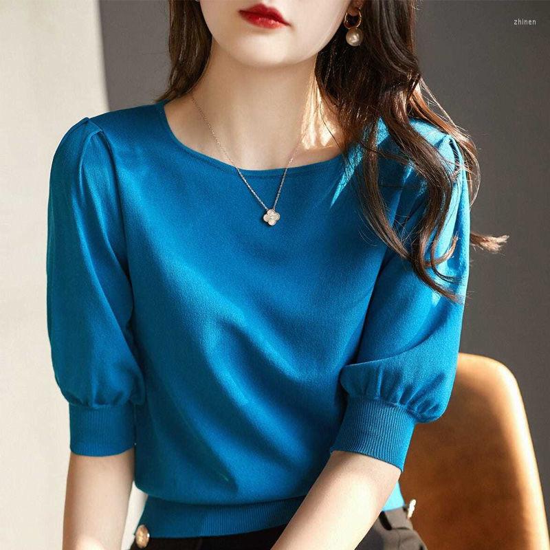 Women's Blouses Stylish O-Neck Solid Color Loose Folds Puff Sleeve Blouse Women's Clothing 2023 Summer Casual Pullovers Tops Korean, Green
Women's Blouses Stylish O-Neck Solid Color Loose Folds Puff Sleeve Blouse Women's Clothing 2023 Summer Casual Pullovers Tops Korean, Green