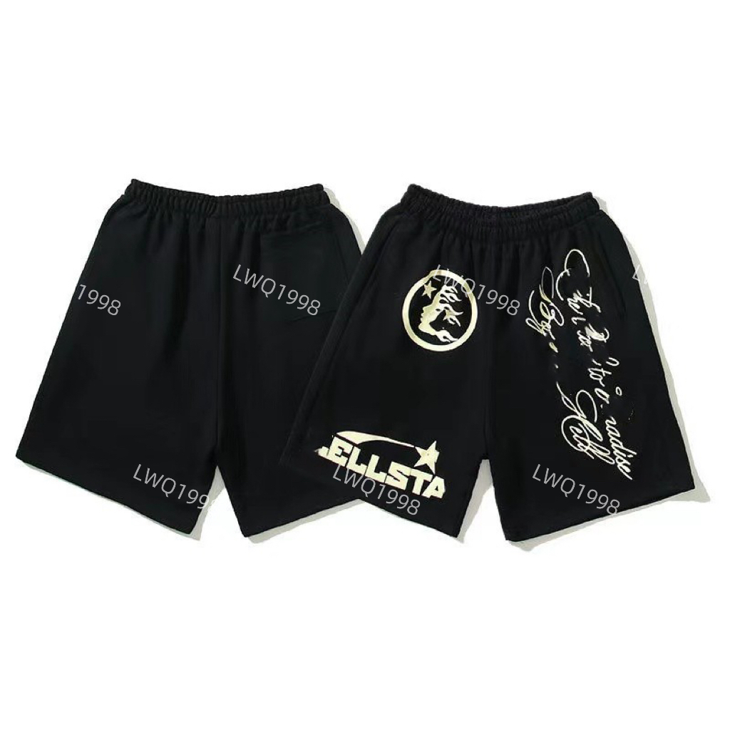 Studios X4 Shorts ins Same style High Street trend men's and women's shorts, Black
Studios X4 Shorts ins Same style High Street trend men's and women's shorts, Black