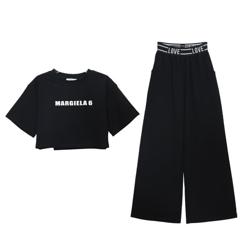 Sets Suits Fashion Summer 6 8 9 10 11 12 loose Kids Girls Clothing Set Sweatshirt T shirt Vest Wide leg Pants teen girl clothes suit 230508, Only black top
Sets Suits Fashion Summer 6 8 9 10 11 12 loose Kids Girls Clothing Set Sweatshirt T shirt Vest Wide leg Pants teen girl clothes suit 230508, Only black top
