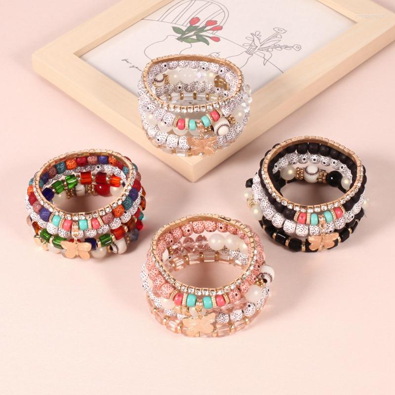 Link Bracelets Bohemia Style Multilayer Weave Set For Women Fashion Heart Butterfly Beads Combination Bracelet Charm Jewelry Gifts
Link Bracelets Bohemia Style Multilayer Weave Set For Women Fashion Heart Butterfly Beads Combination Bracelet Charm Jewelry Gifts