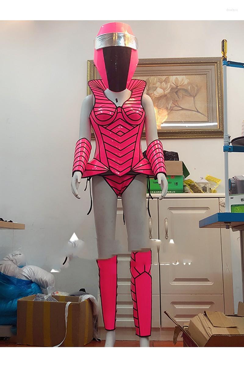 Stage Wear Phosphor Patent Leather Future Technology Performance Clothing Geometric Stripe Stitching Armor Gogo Women's Group, As picture show
Stage Wear Phosphor Patent Leather Future Technology Performance Clothing Geometric Stripe Stitching Armor Gogo Women's Group, As picture show