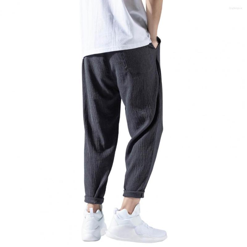 Men's Pants Chic Summer Trousers Pockets Korean Style Streetwear Men Deep Crotch Garment, Black
Men's Pants Chic Summer Trousers Pockets Korean Style Streetwear Men Deep Crotch Garment, Black