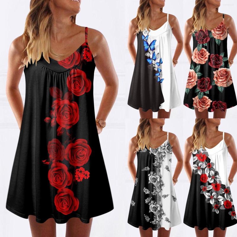 Casual Dresses Women' Printed Boho Sundress For Women Summer Dress Round Neck Sleeveless Tank Top Long Swing, Red
Casual Dresses Women' Printed Boho Sundress For Women Summer Dress Round Neck Sleeveless Tank Top Long Swing, Red