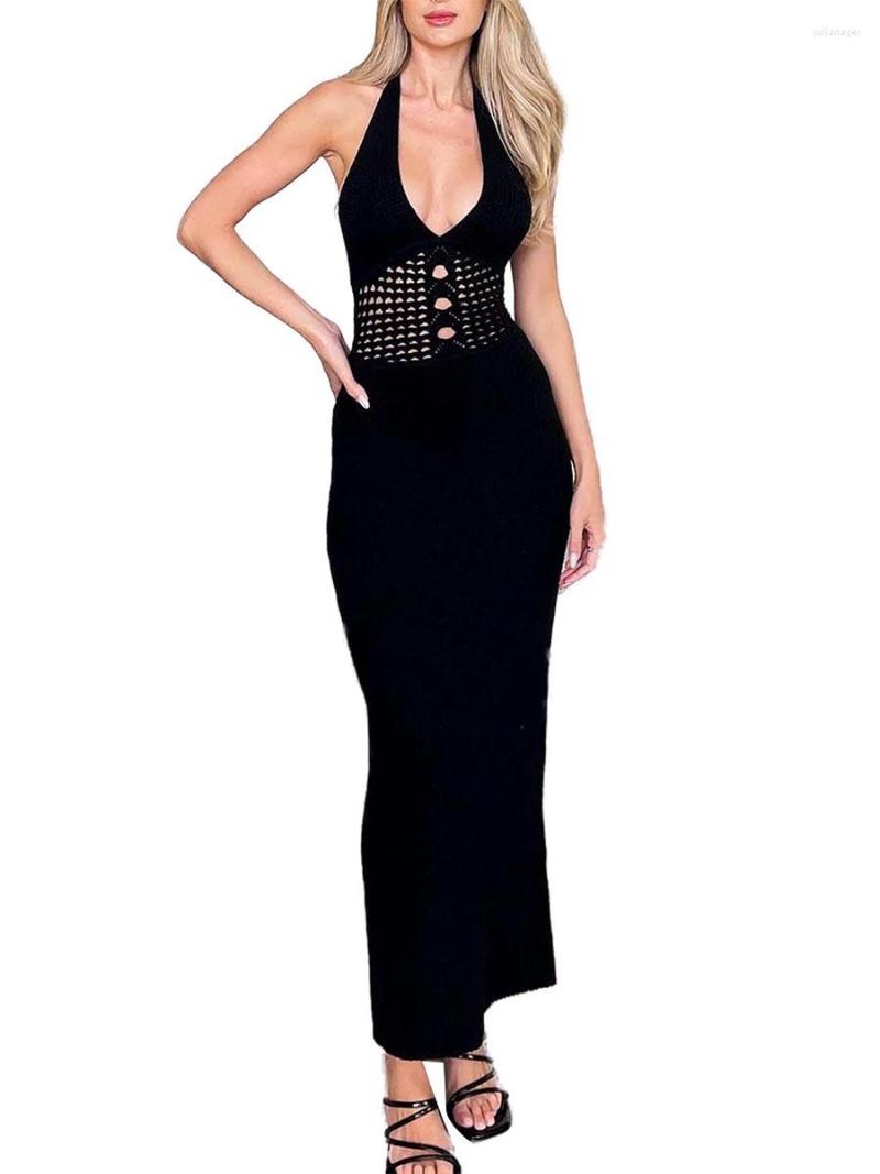 Casual Dresses Long Sleeve Crochet Knit Es Hollow Bodycon Out Cover Neck Ups Beach Dress Halter Y2K Slit Side, Dark blue
Casual Dresses Long Sleeve Crochet Knit Es Hollow Bodycon Out Cover Neck Ups Beach Dress Halter Y2K Slit Side, Dark blue