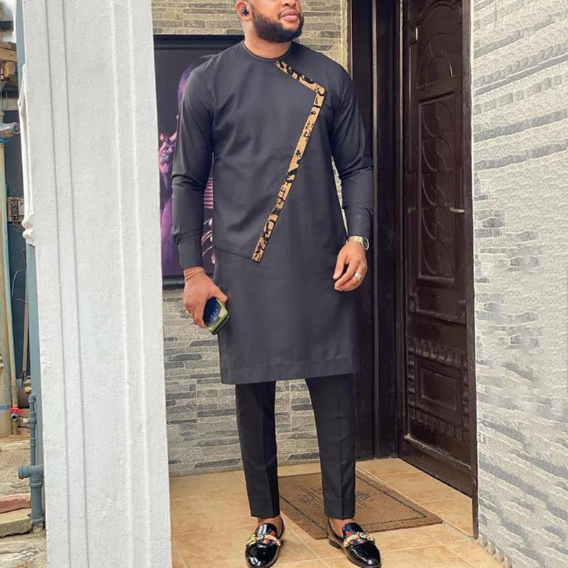 Men's Tracksuits Men Dashiki Long Sleeve Shirt Trouser Set Mens 2 Pieces Outfit Suit Traditional Male Clothes T-shirt Pant Suits For, Dark blue
Men's Tracksuits Men Dashiki Long Sleeve Shirt Trouser Set Mens 2 Pieces Outfit Suit Traditional Male Clothes T-shirt Pant Suits For, Dark blue