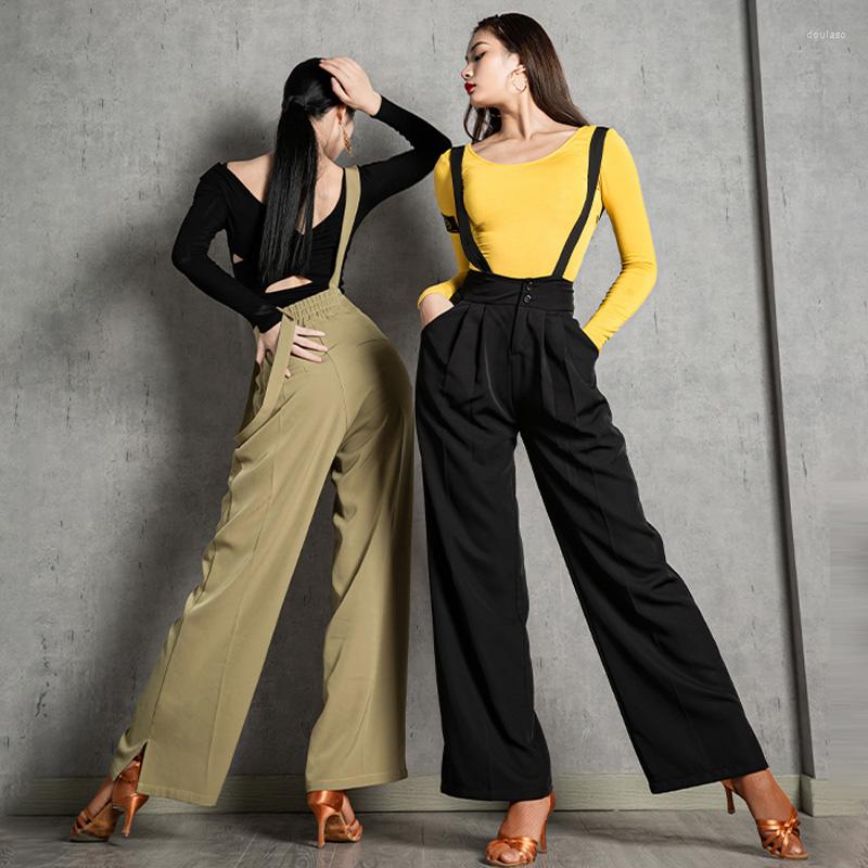 Stage Wear Latin Dance Pants For Women Professional Strap Wide-Leg Rumba Practice Trousers Tango Samba Cha Clothing DWY6603, Black pants
Stage Wear Latin Dance Pants For Women Professional Strap Wide-Leg Rumba Practice Trousers Tango Samba Cha Clothing DWY6603, Black pants