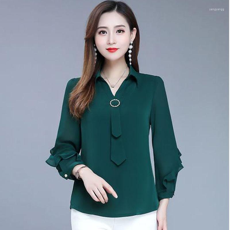 Women's Blouses Women Long Sleeve Solid Blouse 2023 Spring Autumn Korean Vintage Elegant Female Casual Short Chiffon Shirts Tops Z67, Red
Women's Blouses Women Long Sleeve Solid Blouse 2023 Spring Autumn Korean Vintage Elegant Female Casual Short Chiffon Shirts Tops Z67, Red