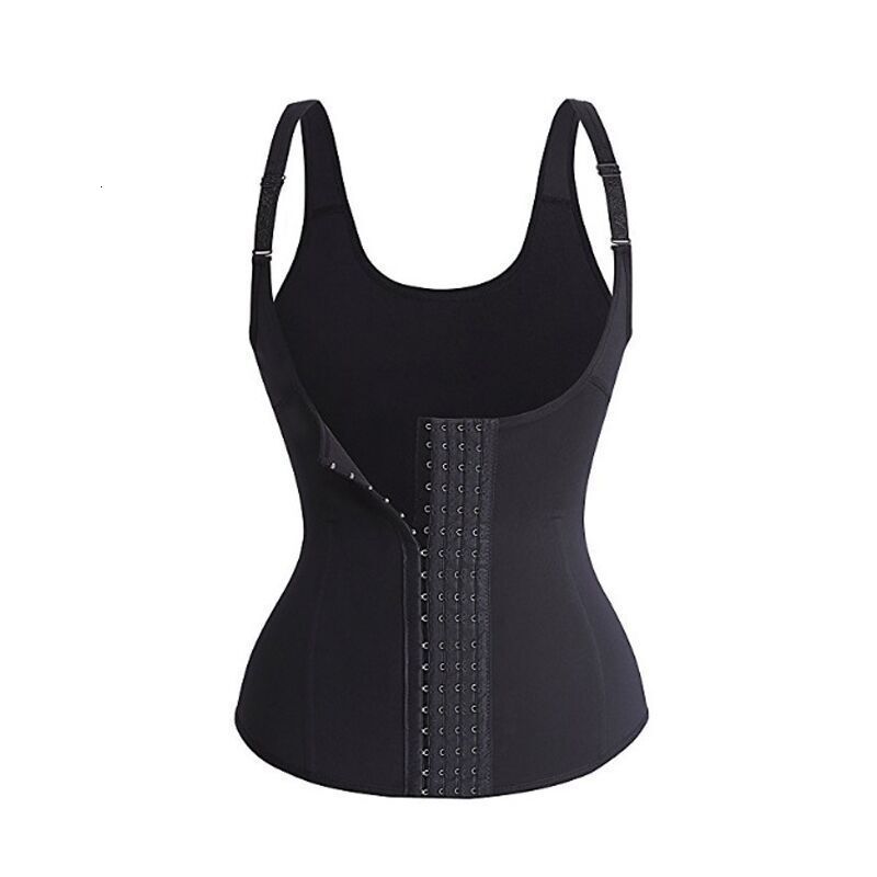 Waist Tummy Shaper Waist Trainer Sauna Vest Tummy Belly Body Shaper Waist Cincher Corset Adjustable Strap Zipper Hook Shapewear Women Corset 230509