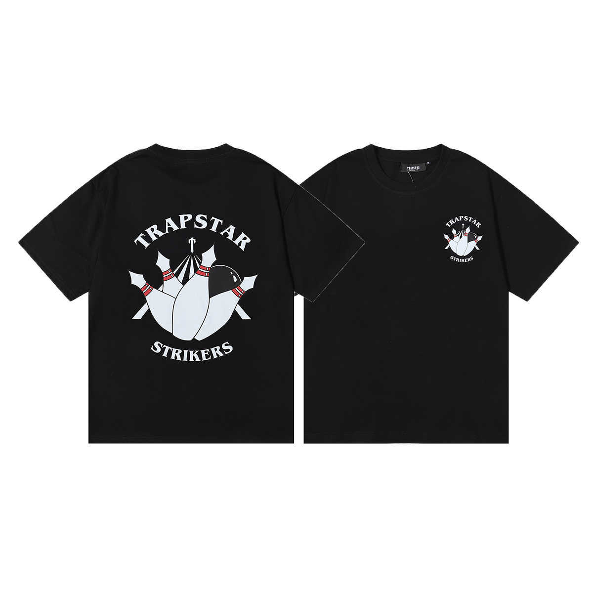 Designer Fashion Clothing Tshirt Tees Brand Trapstar Bowling Strikers Letter Printing Pure Cotton Double Yarn High Quality Casual Short Sleeves Luxury Casual Cott, Black
Designer Fashion Clothing Tshirt Tees Brand Trapstar Bowling Strikers Letter Printing Pure Cotton Double Yarn High Quality Casual Short Sleeves Luxury Casual Cott, Black