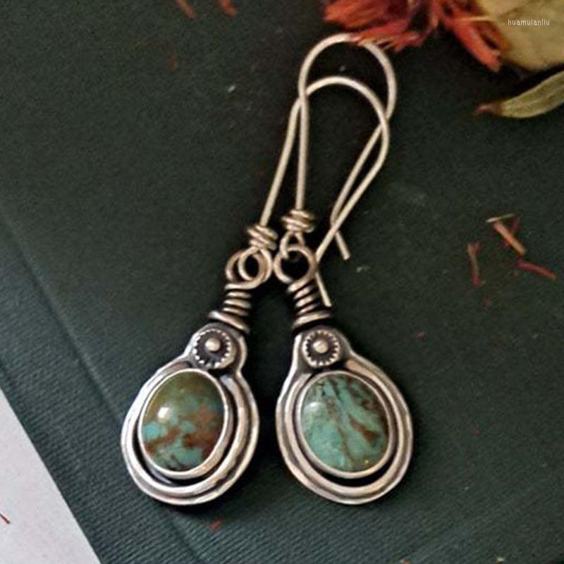 Dangle Earrings Ethnic Oval Green Stone Boho For Women Tribal Silver Color Metal Carving Stripe Manual Jewelry
Dangle Earrings Ethnic Oval Green Stone Boho For Women Tribal Silver Color Metal Carving Stripe Manual Jewelry