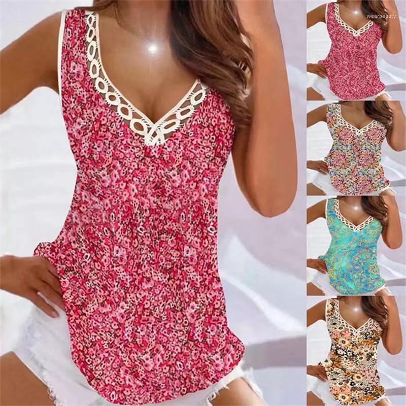 Women's Tanks Casual Lace Sleeve Flower Print Vest Women's Summer Sleeveless V-Neck Soft And Comfortable Street Style Fashion Tank Top, Sky blue
Women's Tanks Casual Lace Sleeve Flower Print Vest Women's Summer Sleeveless V-Neck Soft And Comfortable Street Style Fashion Tank Top, Sky blue