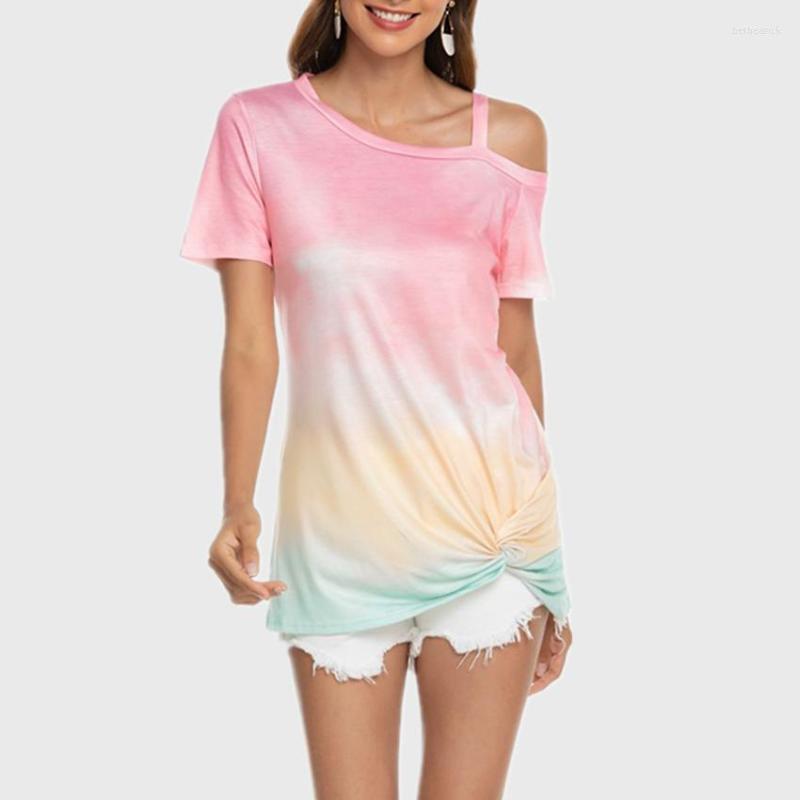 Women's T Shirts Summer Cold Shoulder Tee Women Clothes Harajuku Top Hollow Out Short Sleeve Tie-dye Shirt, Yellow
Women's T Shirts Summer Cold Shoulder Tee Women Clothes Harajuku Top Hollow Out Short Sleeve Tie-dye Shirt, Yellow