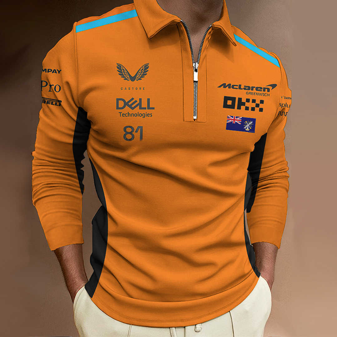 2023 Fashion F1 Men's Polo Formula One Team Racing Mclaren 81 Long-sleeved Racing Outdoor Sports Breathable
2023 Fashion F1 Men's Polo Formula One Team Racing Mclaren 81 Long-sleeved Racing Outdoor Sports Breathable