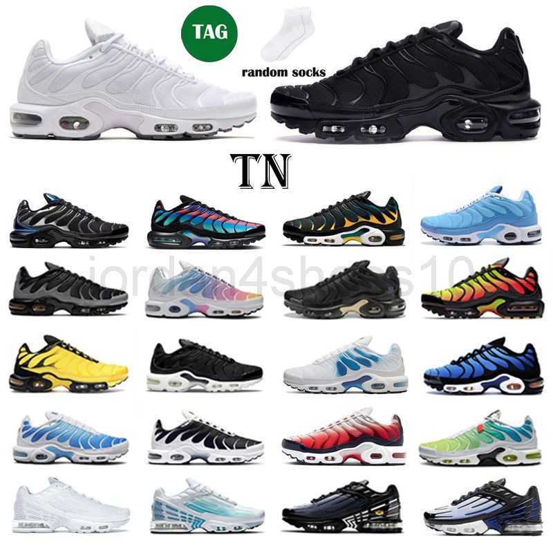 

Tn Plus 3 Running Shoes Women Triple White Black Red Laser Blue Furry Oreo Plus Tennis Breathable Mens Trainers outdoor Sports Sneakers Size 36-46 2.5, 17