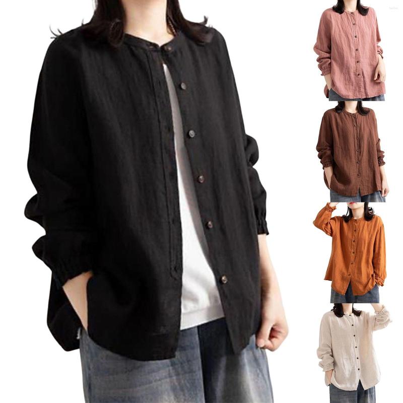 Women's Blouses Oversized Cotton Linen Shirt Fashion Button Up Women Blouse Black Lady Office Casual Loose Tops Solid Long Sleeve Blusa, Pink
Women's Blouses Oversized Cotton Linen Shirt Fashion Button Up Women Blouse Black Lady Office Casual Loose Tops Solid Long Sleeve Blusa, Pink