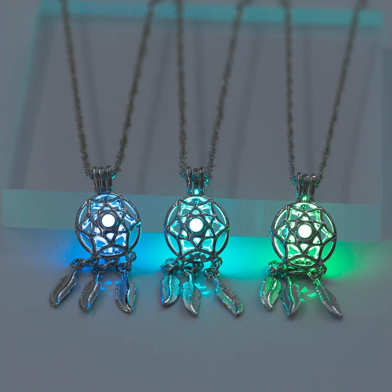 Pendant Necklaces Creative Cross Border Can Be Opened DIY Dream Catcher Luminous Accessories For Women Elegant Jewelry Gift
Pendant Necklaces Creative Cross Border Can Be Opened DIY Dream Catcher Luminous Accessories For Women Elegant Jewelry Gift