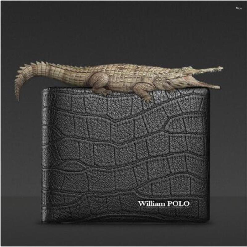 Wallets Brand High-quality Fashion Crocodile Pattern 2023 Short Leather Men's Wallet Long Korean Version, Black stripe
Wallets Brand High-quality Fashion Crocodile Pattern 2023 Short Leather Men's Wallet Long Korean Version, Black stripe
