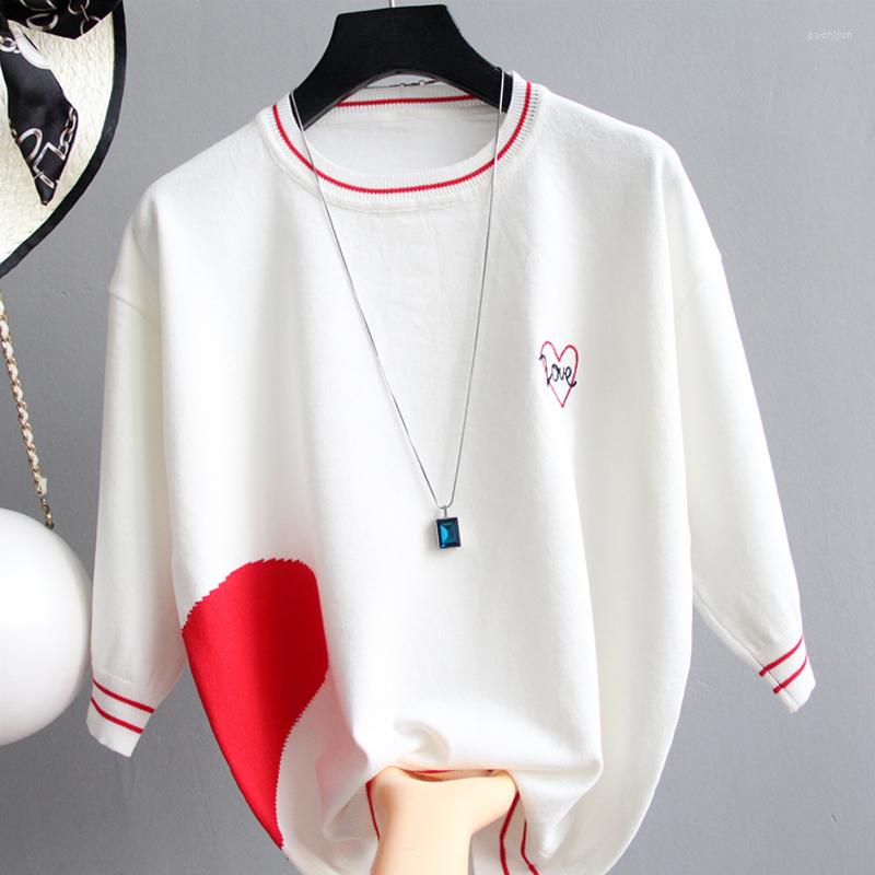 Women's T Shirts Black Thin Knitted Shirt Women Clothes Embroidery Letter Tshirt 2023 Summer Womens Tops Casual Tshirts Tee Femme White
Women's T Shirts Black Thin Knitted Shirt Women Clothes Embroidery Letter Tshirt 2023 Summer Womens Tops Casual Tshirts Tee Femme White