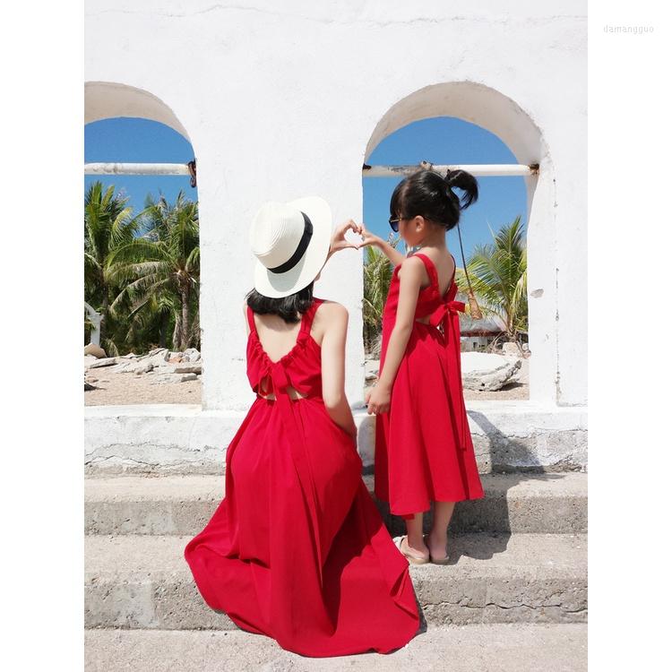 Women's Swimwear Women Summer Red Beach Dress 2023 Vacation Mother-Daughter Bohemian Maxi Backless
Women's Swimwear Women Summer Red Beach Dress 2023 Vacation Mother-Daughter Bohemian Maxi Backless