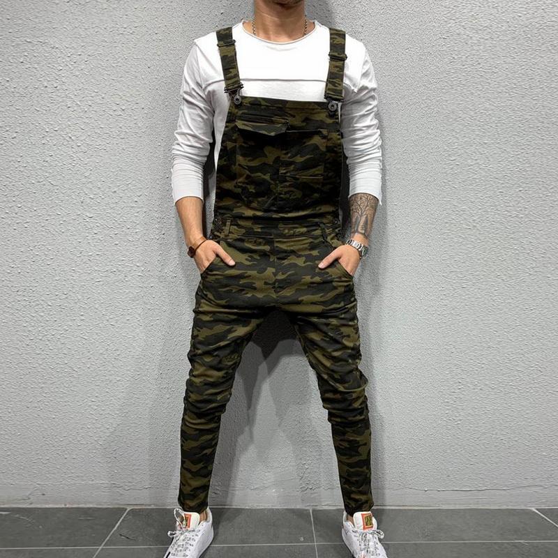 Pants New High Street Pockets Jeans Men Fashion Slim Fit Denim Jumpsuits Modish Strap Overalls Casual Suspender Distressed Pant, Green
Pants New High Street Pockets Jeans Men Fashion Slim Fit Denim Jumpsuits Modish Strap Overalls Casual Suspender Distressed Pant, Green
