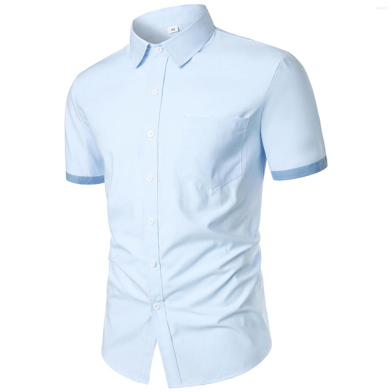 Men' Casual Shirts Mens Unique Design Simple Fashion Buttons Solid Color Shirt Short Sleeve Top Daily Bodysuit Pajama, Light blue
Men' Casual Shirts Mens Unique Design Simple Fashion Buttons Solid Color Shirt Short Sleeve Top Daily Bodysuit Pajama, Light blue