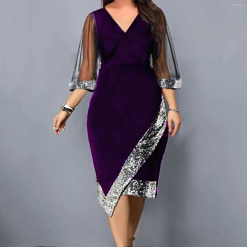 Casual Dresses Women Print Dress Lace Round Neck Mid Long Sleeve Irregular Stitching Formal, Black
Casual Dresses Women Print Dress Lace Round Neck Mid Long Sleeve Irregular Stitching Formal, Black