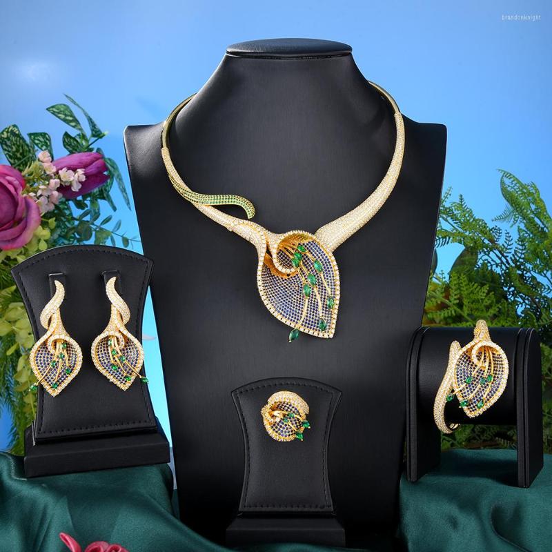 Necklace Earrings Set GODKI Luxury Refined Elegant Bridal Wedding 4 PCS Naija Bride Cubic Zirconia Bangle Ring, Picture shown
Necklace Earrings Set GODKI Luxury Refined Elegant Bridal Wedding 4 PCS Naija Bride Cubic Zirconia Bangle Ring, Picture shown