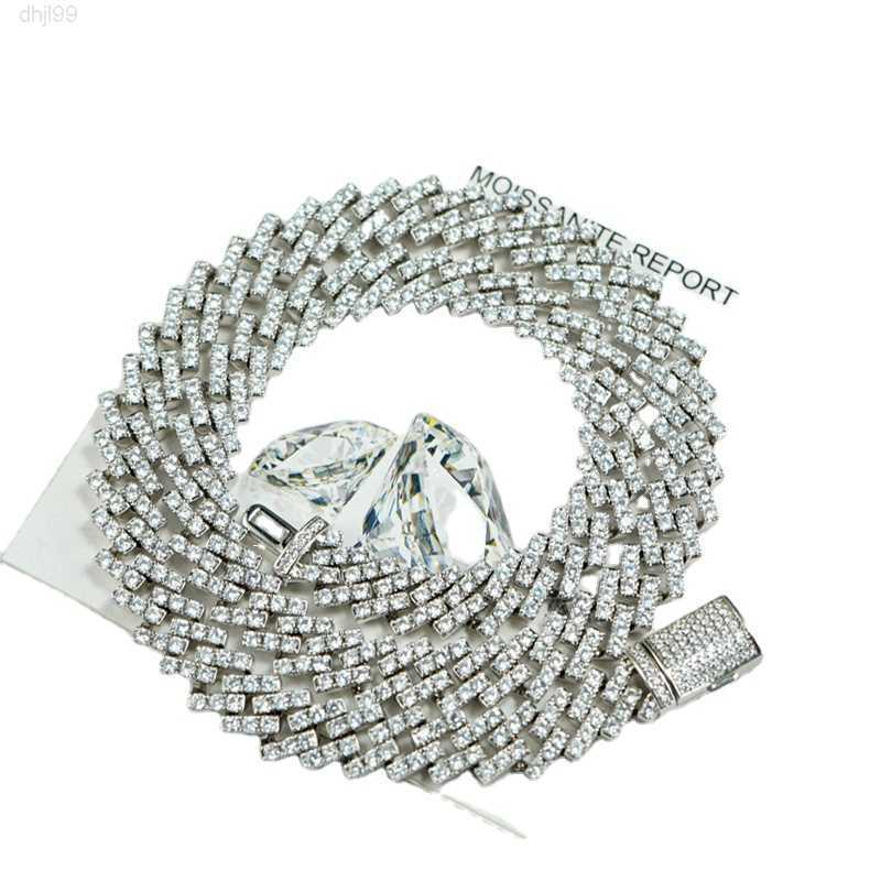 Luxury Vvs Moissanite Cuban Chain Hip Hop Rapper Gift Wholesale 925 Sterling Silver Iced Out Cuban Necklace for Men
Luxury Vvs Moissanite Cuban Chain Hip Hop Rapper Gift Wholesale 925 Sterling Silver Iced Out Cuban Necklace for Men
