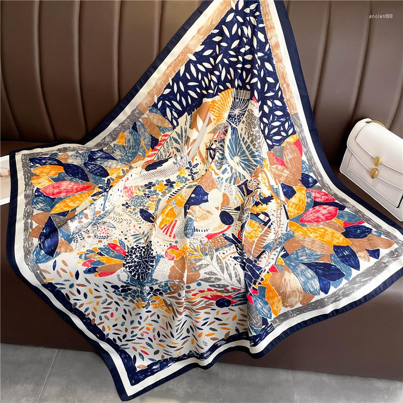Scarves Fashion Hijab Twill Silk Square Scarf Women Luxury 90cm Bandana Muslim Headband Female Neckerchief Wrap Foulard 2023
Scarves Fashion Hijab Twill Silk Square Scarf Women Luxury 90cm Bandana Muslim Headband Female Neckerchief Wrap Foulard 2023