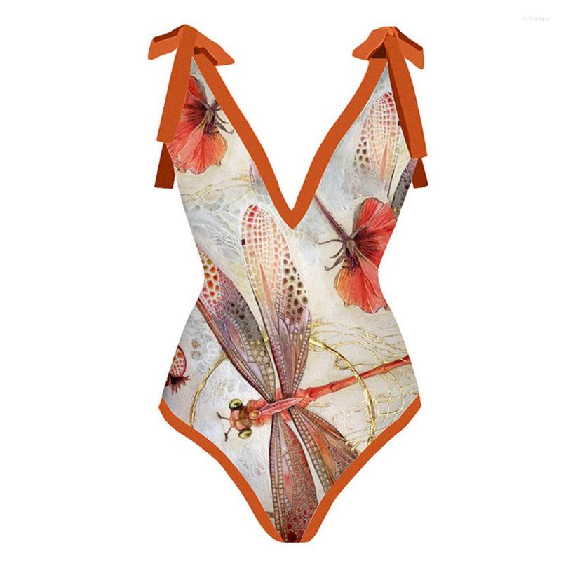 Women' Swimwear Floral Printed Jumpsuit Bathing Suit Sexy Vintage One Piece Bikini Chiffon Lace-up Bow Fashion Beach Party, Picture shown
Women' Swimwear Floral Printed Jumpsuit Bathing Suit Sexy Vintage One Piece Bikini Chiffon Lace-up Bow Fashion Beach Party, Picture shown