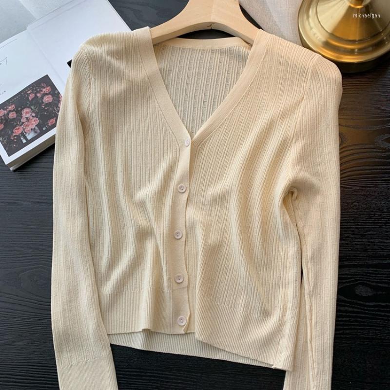 Women's Knits 2023 Spring And Summer Women's Solid Color Long-sleeved Thin Sweater Fashion Casual Slim V-neck Women, Popcorn
Women's Knits 2023 Spring And Summer Women's Solid Color Long-sleeved Thin Sweater Fashion Casual Slim V-neck Women, Popcorn