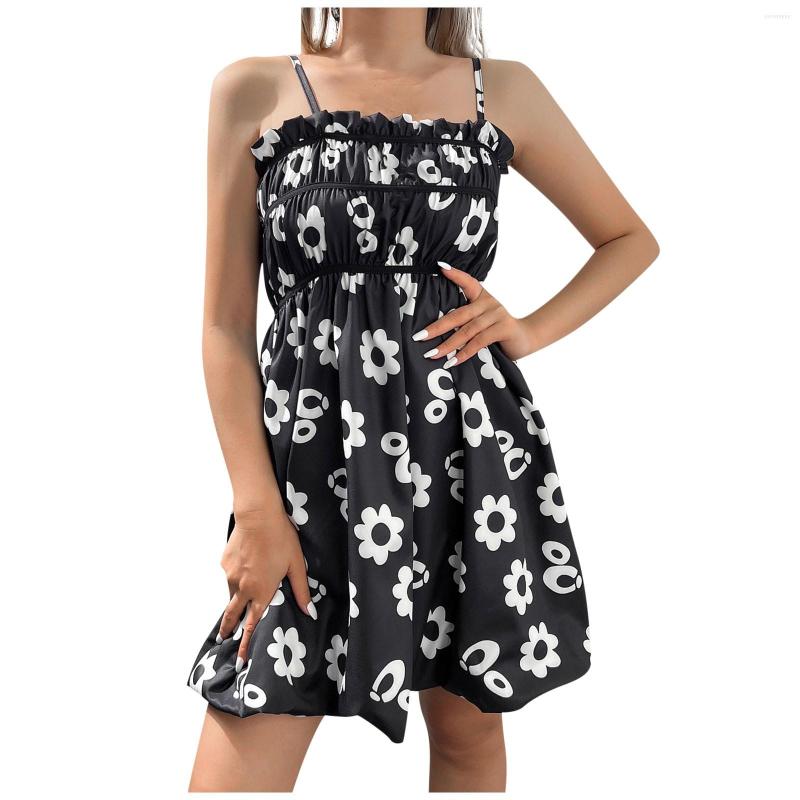 Casual Dresses Mini For Women 2023 Summer Sexy Suspender Floral Dress Print Swing Ladies Short Sundress, Black
Casual Dresses Mini For Women 2023 Summer Sexy Suspender Floral Dress Print Swing Ladies Short Sundress, Black