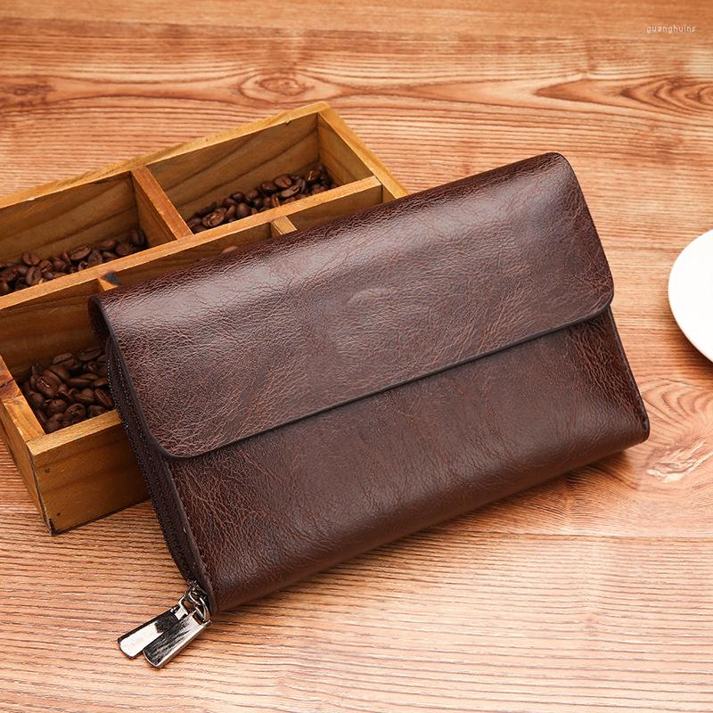 Wallets Brown Color Soft Leather Clutch Cover Wallet Men Long PU Retro Male Large Size Coin Card Holder Money Bag, Khaki
Wallets Brown Color Soft Leather Clutch Cover Wallet Men Long PU Retro Male Large Size Coin Card Holder Money Bag, Khaki