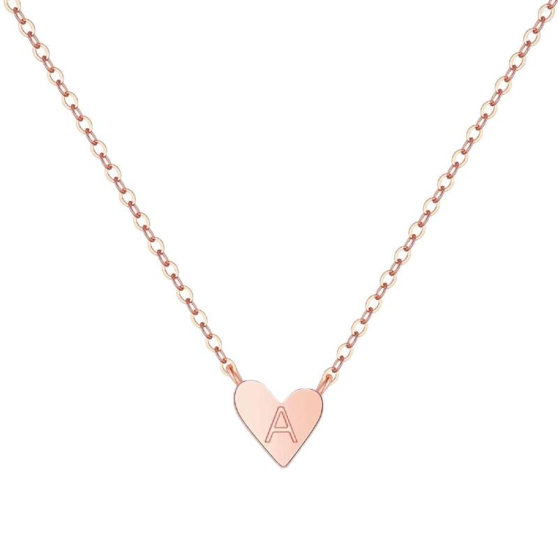 Chains Tiny Gold Initial Heart Necklace 14K Rose Plated Dainty Letter Gift For Women Kids Child Alphabet Jewelry
Chains Tiny Gold Initial Heart Necklace 14K Rose Plated Dainty Letter Gift For Women Kids Child Alphabet Jewelry