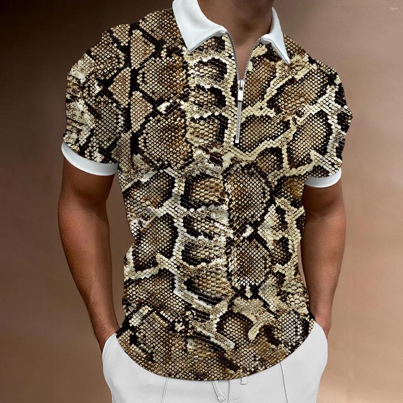 Men' Polos Drop Python Pattern Polo Shirts With Zipper 3D Printed Tshirts Casual Harajuku Sweatshirt For Man 2023 Summer Tops, Llpl1026
Men' Polos Drop Python Pattern Polo Shirts With Zipper 3D Printed Tshirts Casual Harajuku Sweatshirt For Man 2023 Summer Tops, Llpl1026