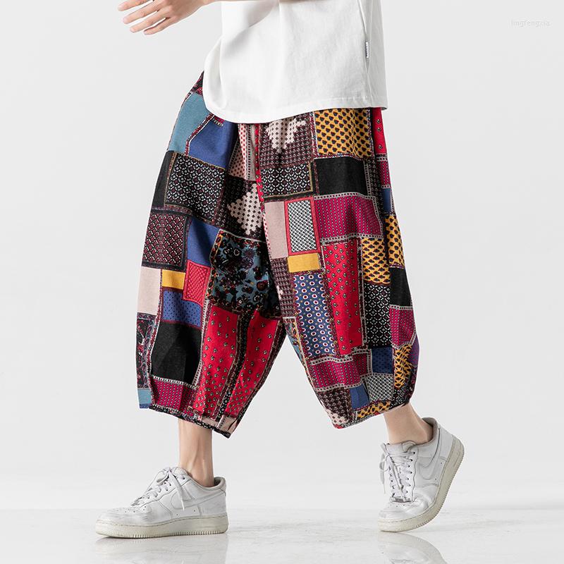 Men's Pants Chinese Style Flowers RunneRs Summer Harem 2023 Calf-length Men Casual Hanging CrotCh Male Capris, Blue patch
Men's Pants Chinese Style Flowers RunneRs Summer Harem 2023 Calf-length Men Casual Hanging CrotCh Male Capris, Blue patch