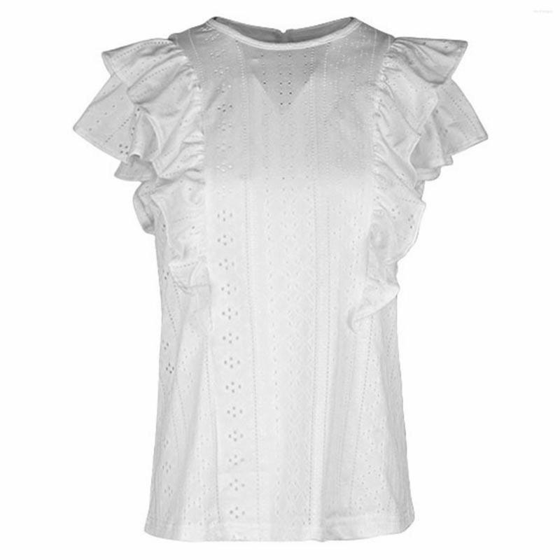 Women' Blouses Women' Ruffled Chiffon Shirt Jacquard Hollowed Out Top White Casual Vintage Print Holiday Flower Pullovers All
Women' Blouses Women' Ruffled Chiffon Shirt Jacquard Hollowed Out Top White Casual Vintage Print Holiday Flower Pullovers All