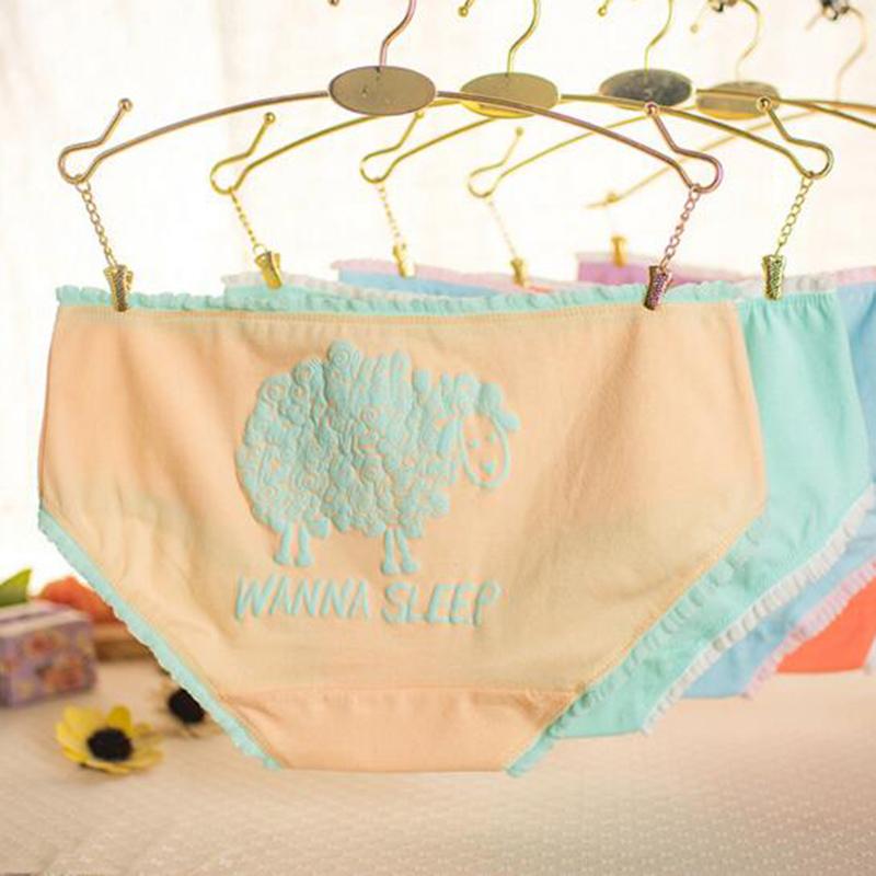 Women's Panties Cute Sheep Women Underwear Cotton Cartoon Printed Briefs Candy Color Soft Comfy Breathable Lingerie Accessory, White
Women's Panties Cute Sheep Women Underwear Cotton Cartoon Printed Briefs Candy Color Soft Comfy Breathable Lingerie Accessory, White
