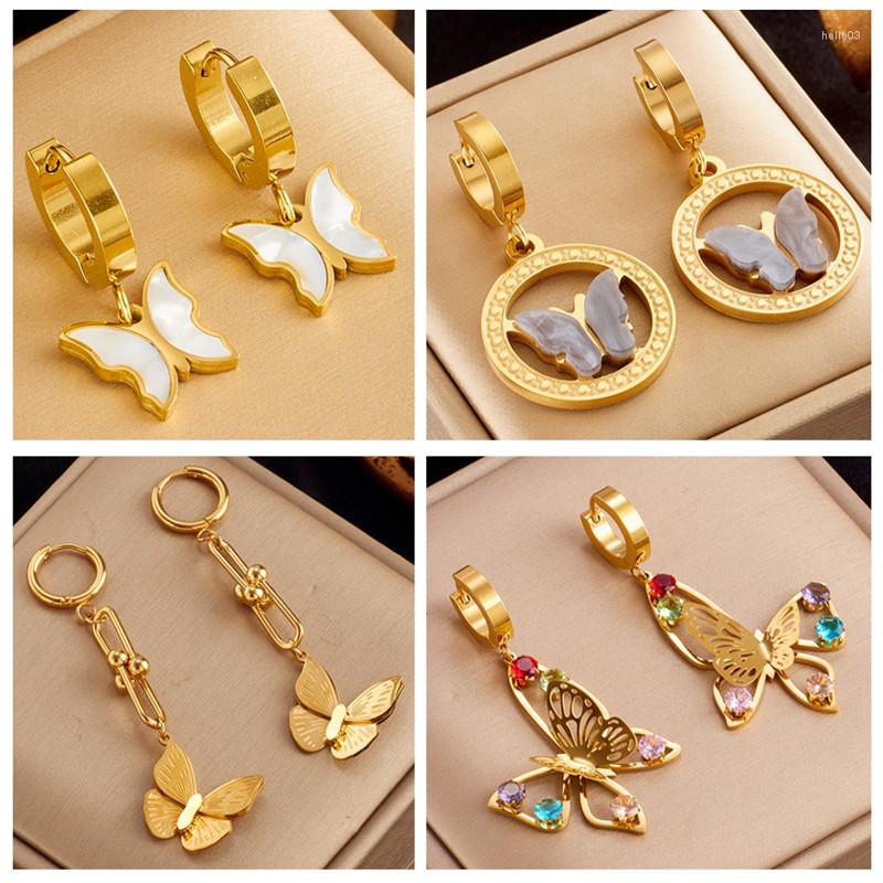 Dangle Earrings 316L Stainless Steel Simple Elegant Zircon Pearl Tassel Butterfly Aretes De Acero Inoxidable Para Mujer
Dangle Earrings 316L Stainless Steel Simple Elegant Zircon Pearl Tassel Butterfly Aretes De Acero Inoxidable Para Mujer