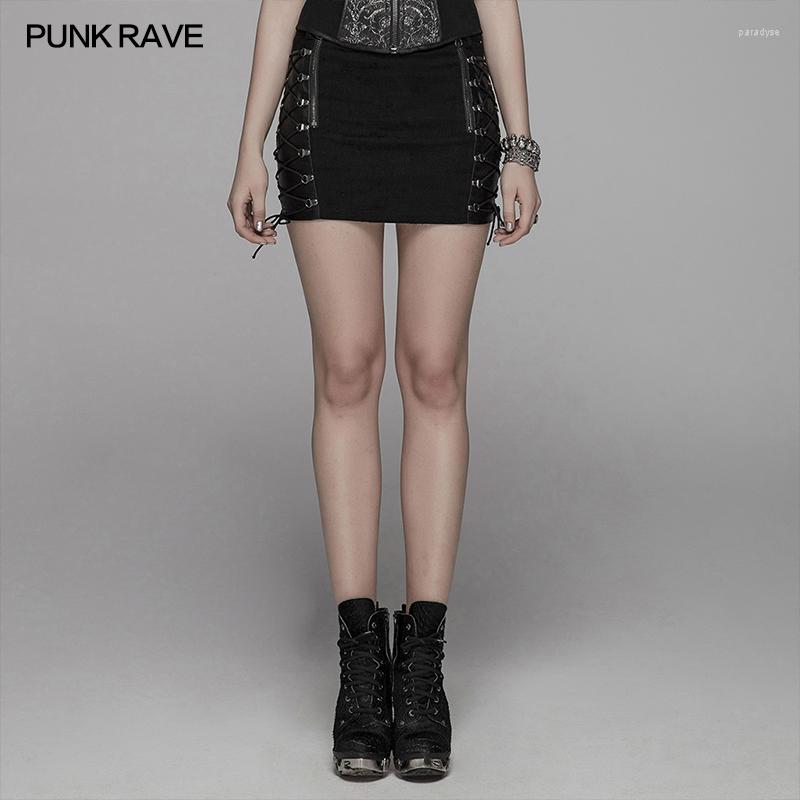 Skirts PUNK RAVE Women's Rock Metal Half Skirt Gothic Fashion Lace-up Slimm Mini Personality Harajuku Streetwear, Black wq-427bqf
Skirts PUNK RAVE Women's Rock Metal Half Skirt Gothic Fashion Lace-up Slimm Mini Personality Harajuku Streetwear, Black wq-427bqf