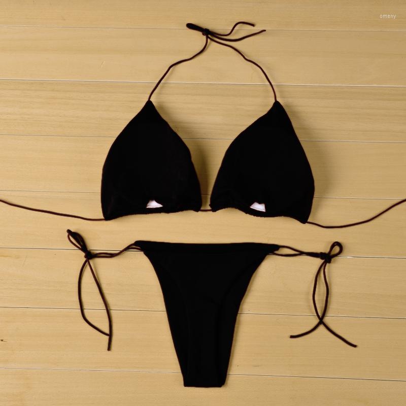 Women' Swimwear 2023 Trend Summer Sexy Solid Women Mirco Bikini Sets Tie Side G-String Thong Swimsuit Female Bandage Bathing Suit Beach, Black
Women' Swimwear 2023 Trend Summer Sexy Solid Women Mirco Bikini Sets Tie Side G-String Thong Swimsuit Female Bandage Bathing Suit Beach, Black