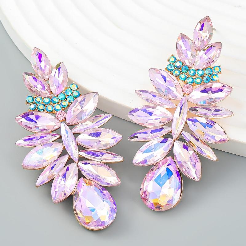 Stud Earrings Fuchsia Statement Brincos Geometric Luxury Women Bridal Rhinestone Fashion Wedding Earring
Stud Earrings Fuchsia Statement Brincos Geometric Luxury Women Bridal Rhinestone Fashion Wedding Earring