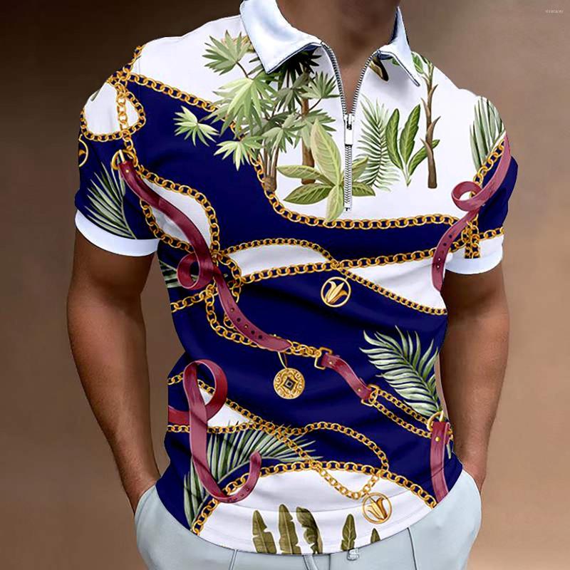 Men's Polos Fashion Men's Clothing Polo Shirts Casual Turn-down Collar Zipper Streetwear Chain Print Short Sleeve Tee Shirt Men Tops, Black
Men's Polos Fashion Men's Clothing Polo Shirts Casual Turn-down Collar Zipper Streetwear Chain Print Short Sleeve Tee Shirt Men Tops, Black