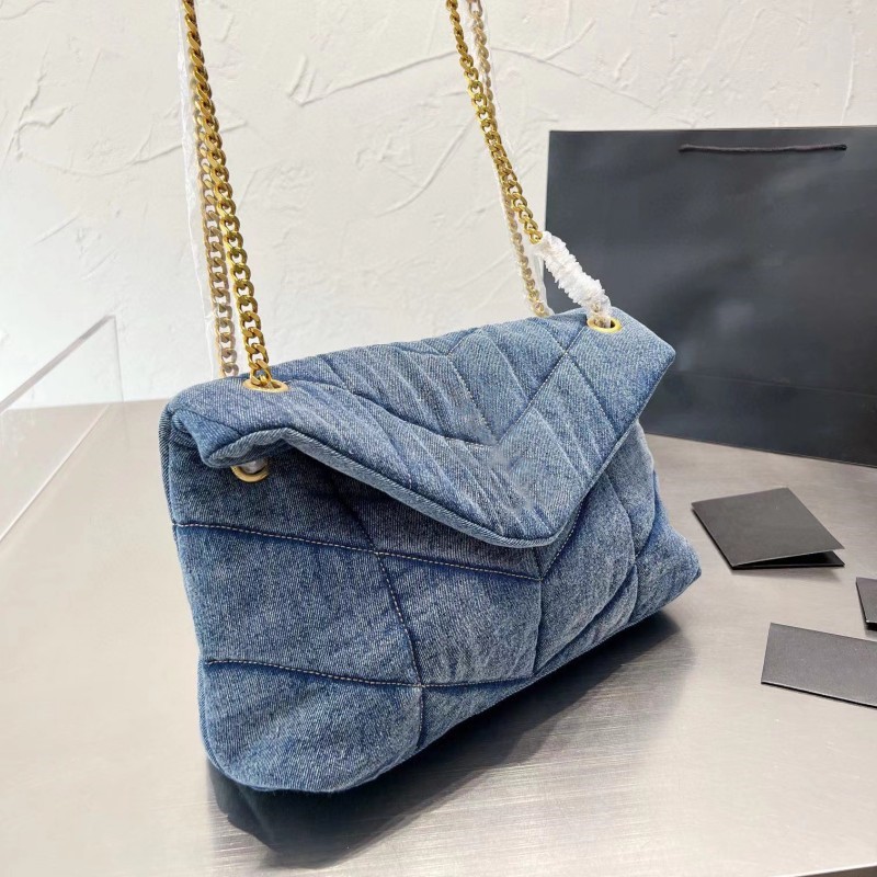 Women's handbag designer bag luxury one shoulder bag fashion casual denim crossbody bag premium classic chain bag metal alphabet women's underarm bag
Women's handbag designer bag luxury one shoulder bag fashion casual denim crossbody bag premium classic chain bag metal alphabet women's underarm bag