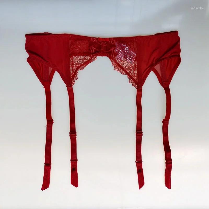 Garters Fashion Lace Floral Bowknot Fishbone Sexy Garter Belt For Stockings Women's Suspenders Lingerie Underwear Gift GA1410, Red
Garters Fashion Lace Floral Bowknot Fishbone Sexy Garter Belt For Stockings Women's Suspenders Lingerie Underwear Gift GA1410, Red